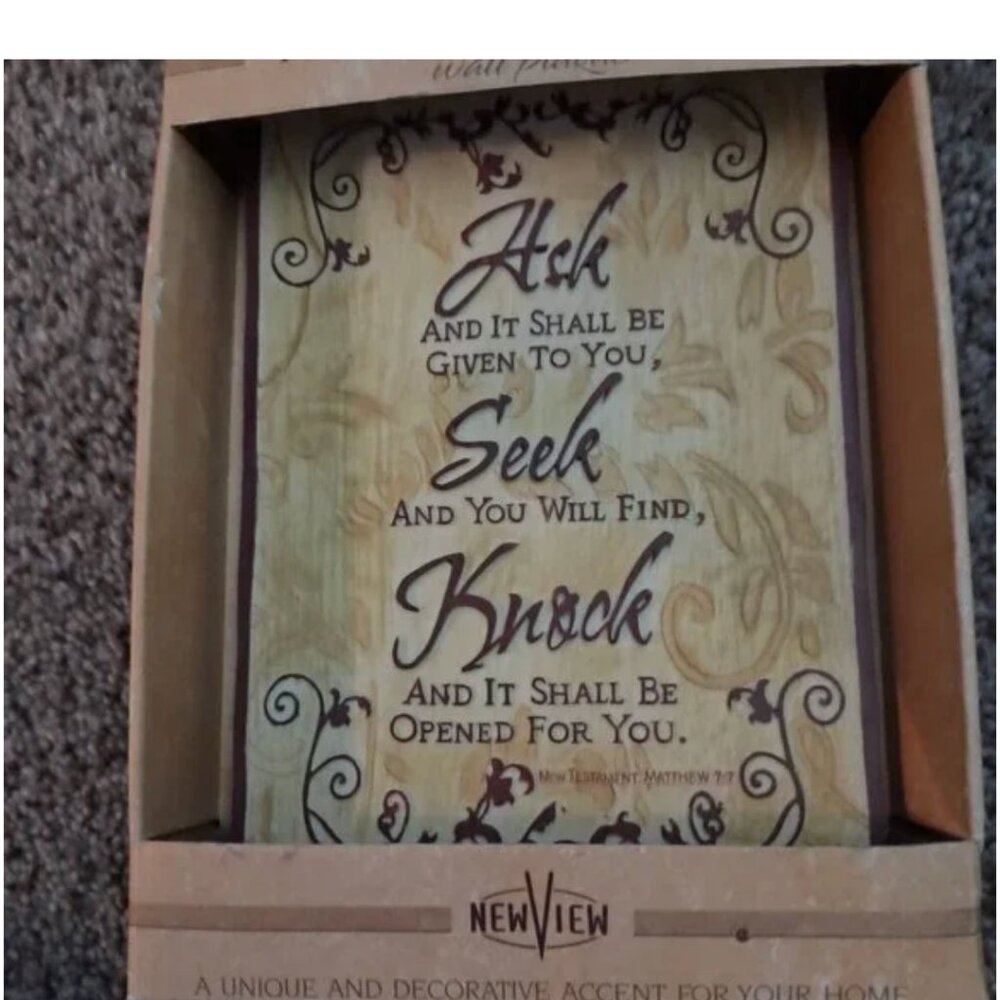 Pair‎ of Inspirational Words Wall Decor Signs